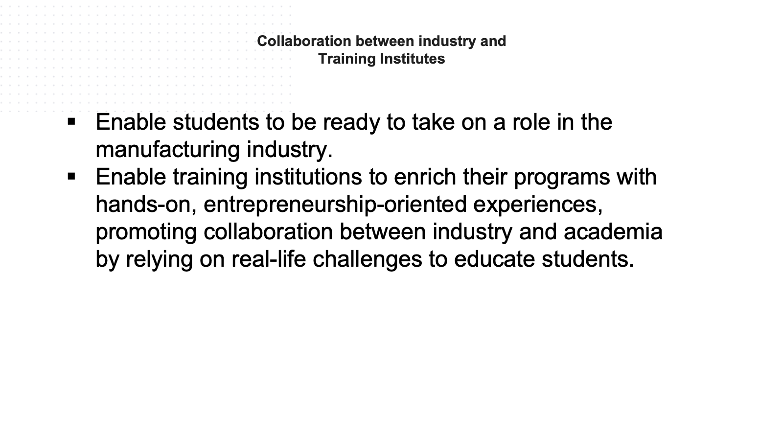 Presentation slide 2